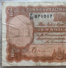 1939 Australia 10 Shillings Banknote King George VI Renniks R12 Fine Sheehan — photo 3