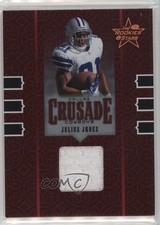 2005 Leaf Rookies & Stars Crusade Materials /250 Julius Jones #C-14 0n64