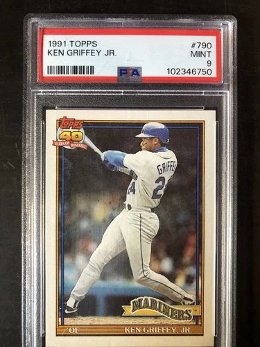 1991 Topps - Ken Griffey Jr #790 PSA 9