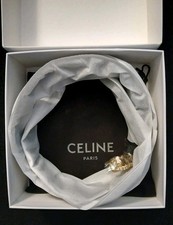 NEW Celine Triomphe Small Black Taurillon Leather Belt - Size 100 - S-NE-4179