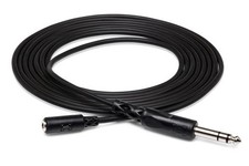 Hosa MHE-325 Headphone Extension Cable, Female 3.5mm TRS to Male 1/4" TRS, 25 ft