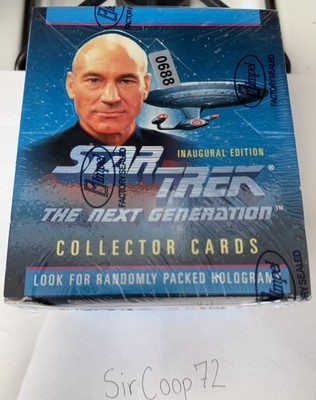 1992 Impel Star Trek Next Generation Inaugural Edition Collector Cards Sealed