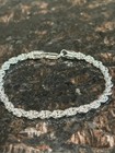 8.5” 925 Silver Content Rope Link Chain Bracelet 4.5mm Luxury Style 16g — photo 1