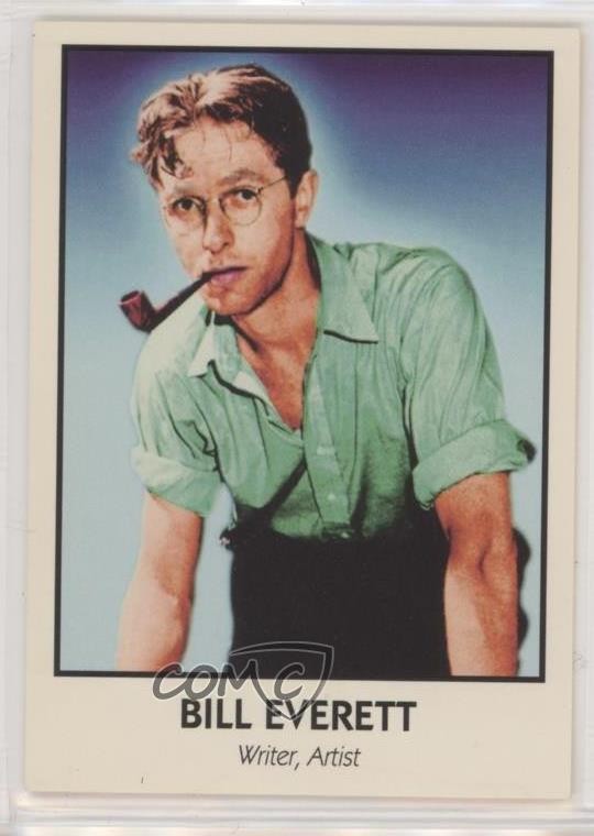 1992 Eclipse Famous Comic Book Creators Bill Everett #96 1i8