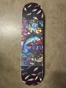 101 Sal Barbier Pollution Graffiti Slick Prime Wood 8x31in. 90's Skateboard Deck