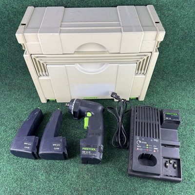 Festool CDD 12 FX Cordless Drill With Two Batteries, Charger And Case Tested
