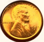 1948-S Lincoln Wheat Cent Penny GEM RED BU From an Original Bank Roll