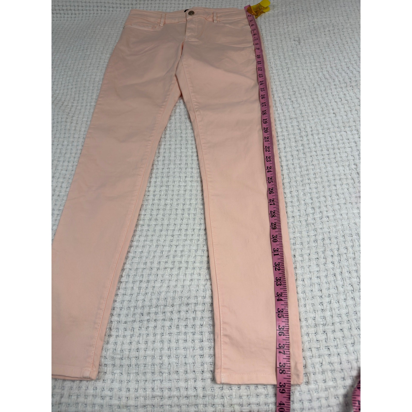 Massimo Dutti Women’s Skinny Fit Pants Peach 6 image 10