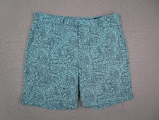 Vineyard Vines Breaker Shorts Mens 36 Blue Tropical Floral Hybrid Golf Quick Dry