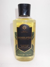 Bath Body works Woodlands Mens 3 in 1 Face hair and Body Wash NEW