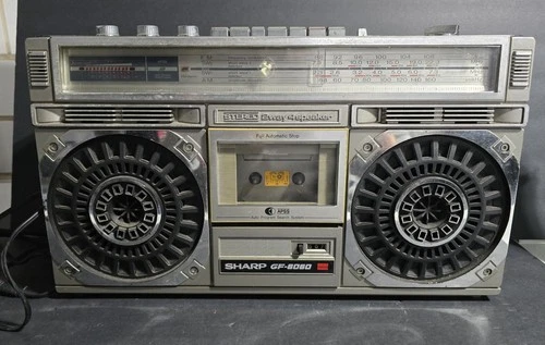 Vintage BoomBox SHARP GF-6060 Cassette AM/FM Radio Parts