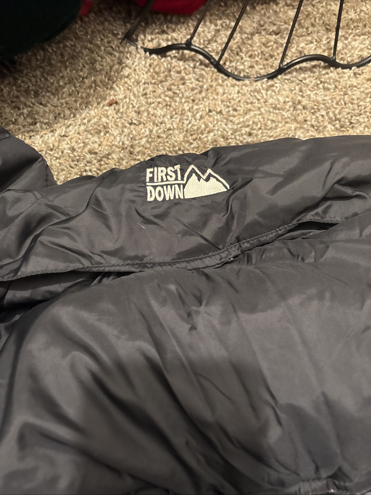 First down black extra large puffer jacket - image 9