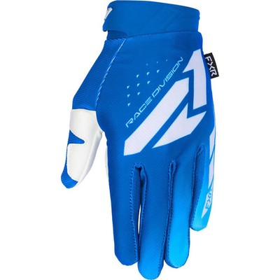 FXR Handschuhe Reflex Blau/Weiß