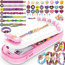 2-In-1 Friendship Bracelet Making Kits: DIY Art and Crafts Jewelry String Braidi