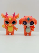 Lot Of 2 Magic Mixies Mixlings Tawny Eyes Gorru Glowing Series 1 Figures Orange