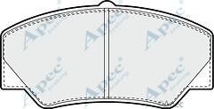 Genuine OE Quality Apec Front Disc Brake Pads Set - PAD497 --NEXT WORKING DAY--