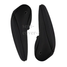 For 11-2020 Dodge Grand Caravan Town Country Seat Armrest cover black White Seam