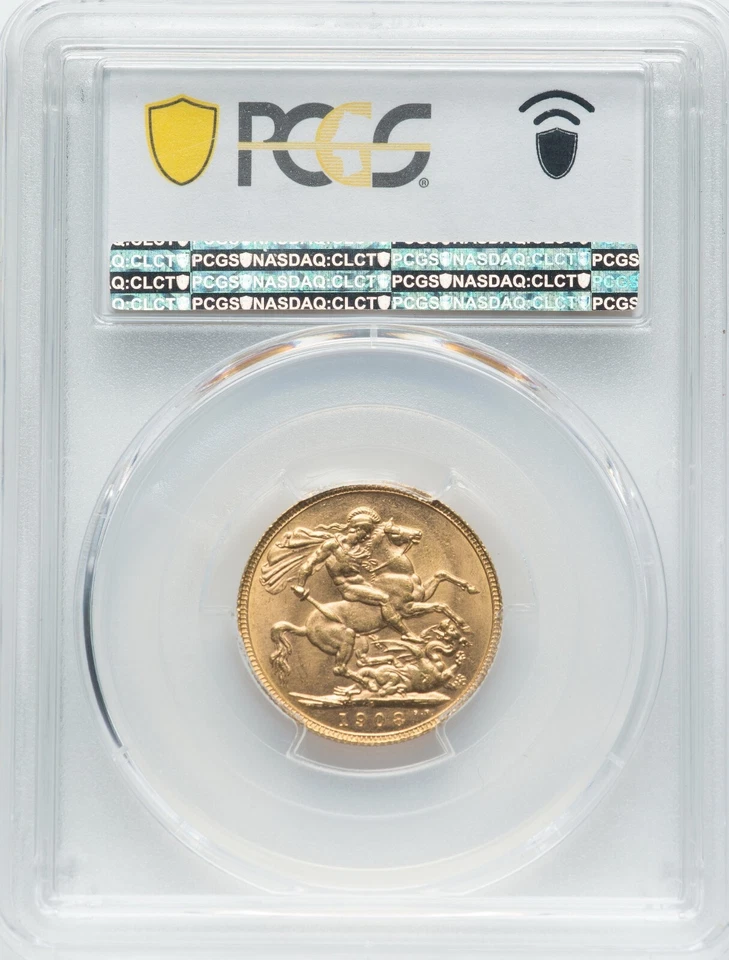 Australia - 1908-P - Sovereign - PCGS MS64 - VERY RARE - ONLY ONE FINER! - Image 4 of 4