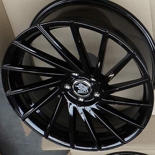 18 Zoll UX9 Alufelgen 8x18 5x112 ET35 schwarz glänzend für Seat - Bild 4 von 8