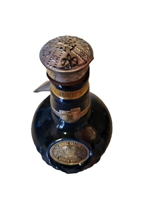 Vintage Chivas Brothers Royal Salute Scotch Whiskey Bottle Spode Blue Aberdeen