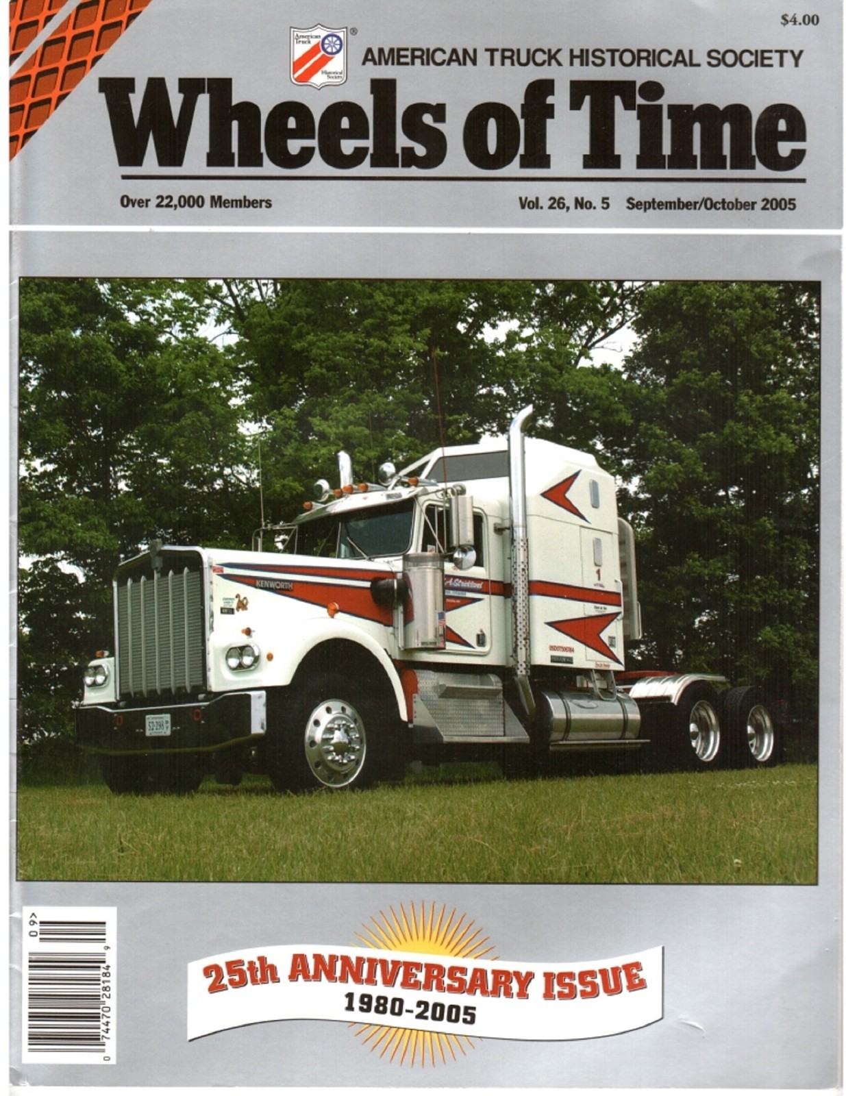 Wheels of Time Magazine 25th Anniversary Navajo Kenworth W900L Truck