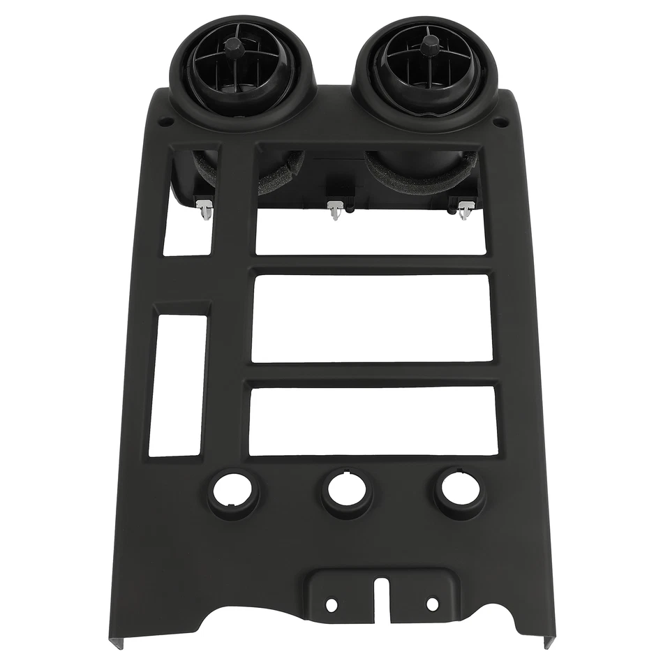 Para Hummer H2 03-04 Tablero Central Radio Borde Envolvente Bisel Negro ABS Foto 3 de 4