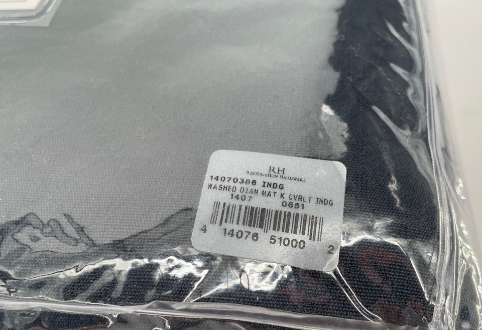 Restoration Hardware Indigo Blue DIAMOND QUILT Coverlet (blanket) eBay