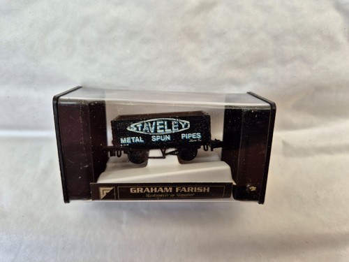 GRAHAM FARISH RAILWAYS 2126 SPUR N 6 OFFENER PLANKENWAGEN STAVELEYS | Zustand: Used