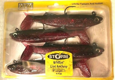 STORM           WILDEYE      5 ''  1oz        LIVE  ANCHOVY        Purple Glitter