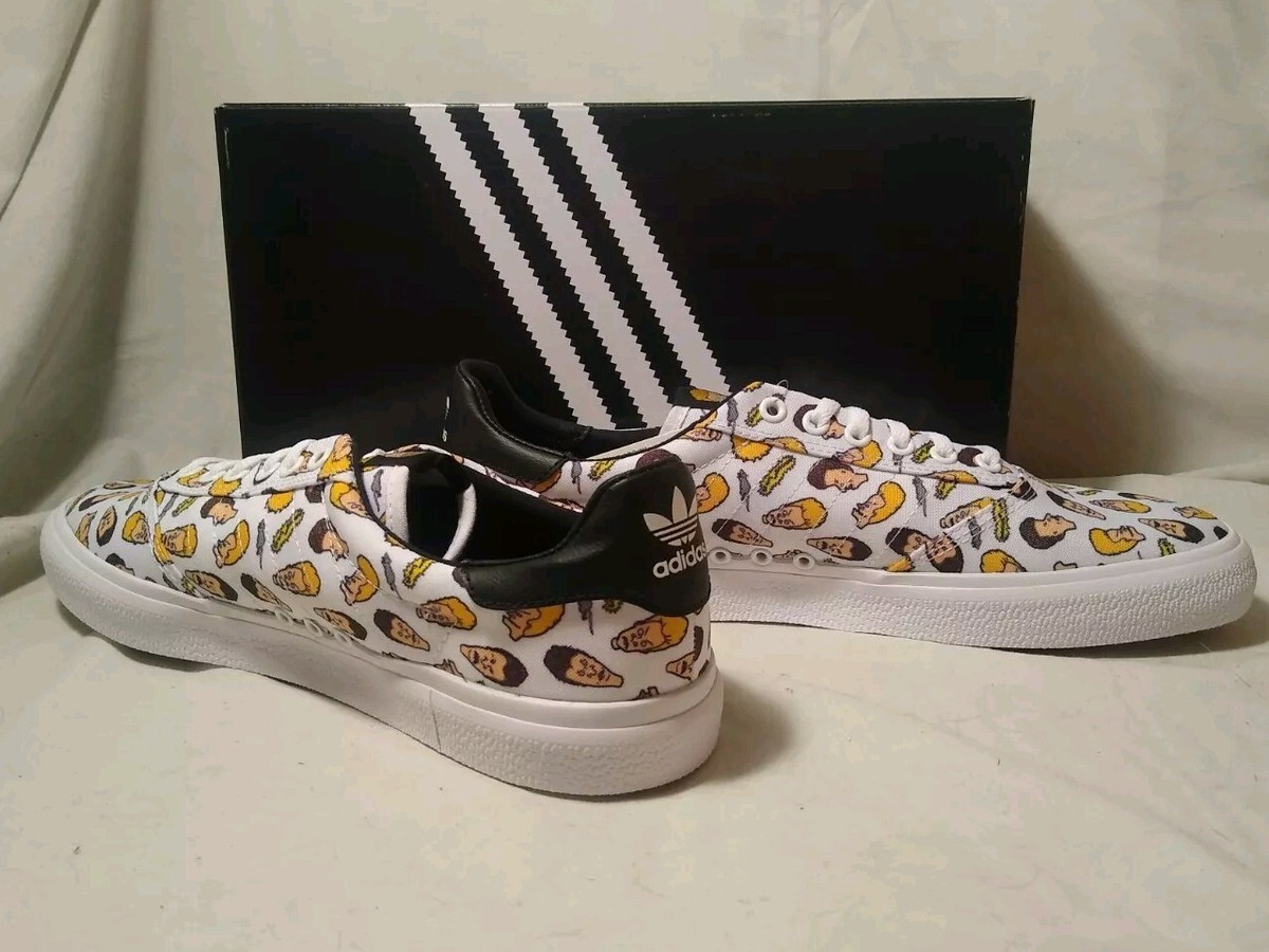 Size 11 - Beavis and Butthead x adidas 3MC Vulc Cloud White 