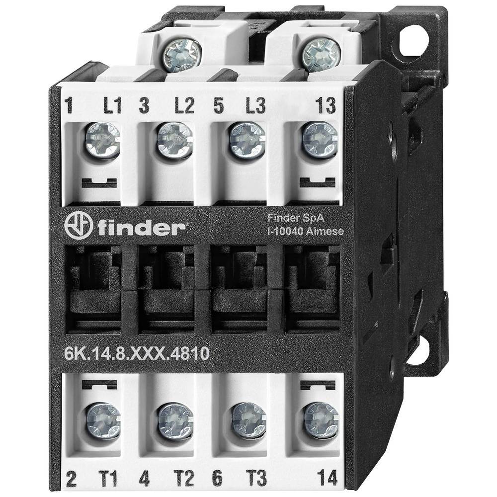Finder 6K.14.8.024.4718 Relè industriale 3 NA, 1 NC 7.5 kW 24 V/AC 18 A 1 pz.