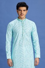 Indian Mens Designer Wedding Bollywood Wear Traditional Kurta Payjama Dress