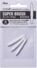 Copic Markers Super Brush Nib 003355 White Brush Point Type Felt Construction