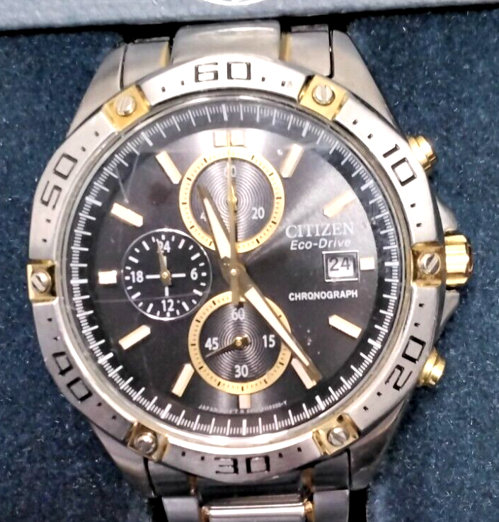CITIZEN GN-4W-S 腕時計 Citizen Watch Co GN-4W-S Gold Tone Black Dial Stainless | eBay