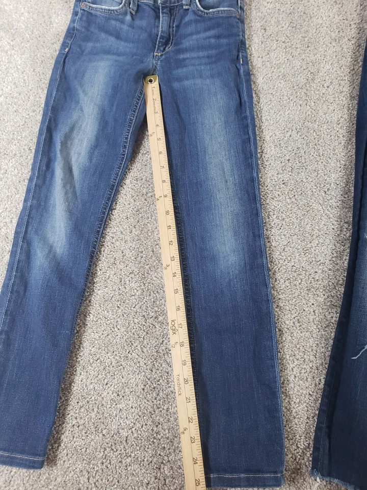 Pantalones de mezclilla Joes Rag & Bone para niñas lote de 2 23 24 azul mezcla de algodón Foto 4 de 4