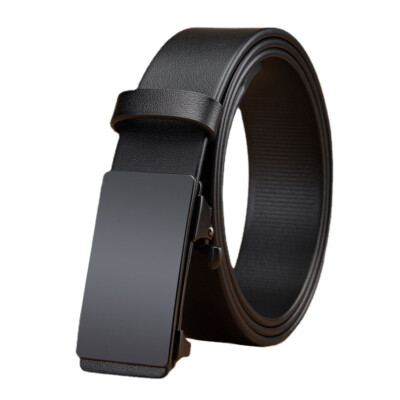 Marshal Men's Genuine Leather Ratchet Dress Belt With Automatic Buckle Brown Buckle4, 44