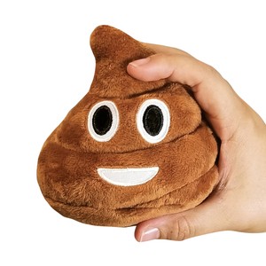 poop emoji dog toy