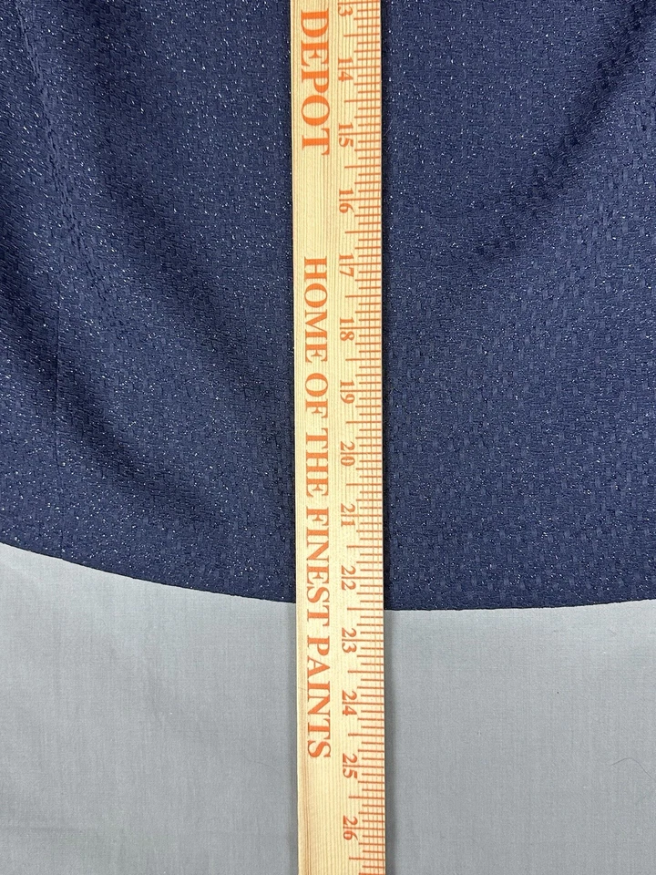 Camiseta sin mangas de noche Talbot's cuello redondo concha azul marino talla 16W forro de seda pequeño Foto 4 de 4