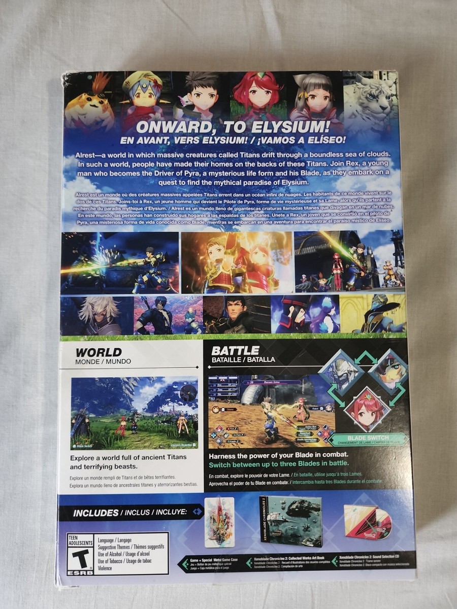 Xenoblade Chronicles 2 Special Edition Nintendo Switch 2017 new