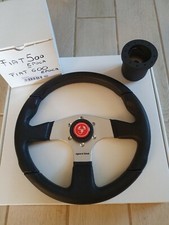 KIT VOLANTE  FIAT  500EPOCA ABARTH  CON  MOZZO in nero dm 33