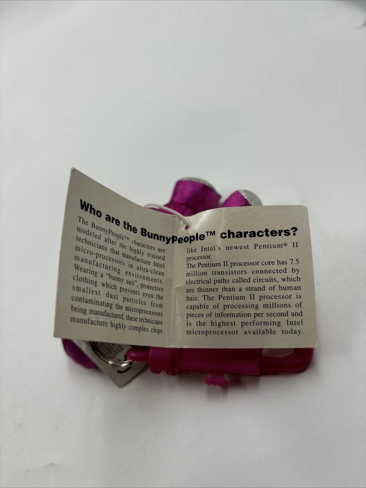 🔥🔥Vintage Intel Pentium II RARE PINK Astronaut Doll/Keychain NEW - Image 4 of 4