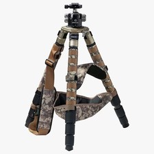 Athlon Midas CF32 Carbon Fiber Tripod w/32mm Max Leg Dia, 44mm Ball Head 706007