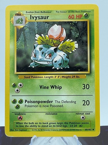 Ivysaur Base Set Unlimited Pokémon TCG - 第 1/2 張圖片