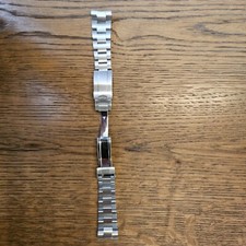 Bracciale  Acciaio 20mm Uomo Nuovo Ansa Piena Acciaio Per SEIKO, TUDOR, ROLEX,
