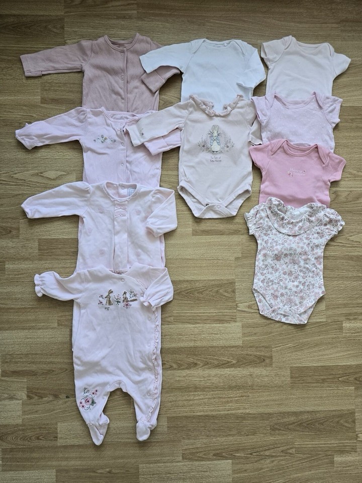 BABY GIRLS 03 MONTHS🤍 CLOTHES BUNDLE SET / JUMPER / DRESS / OUTFITS
