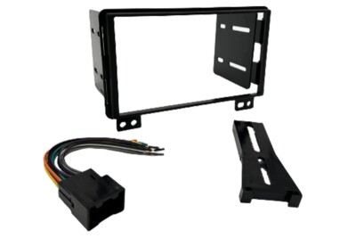 Double ISO DIN Stereo Dash Kit Wire Harness Plugs Car Radio Installation Bundle