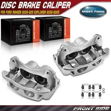Pair Front Brake Calipers Set for Ford Explorer 2002-2005 Ranger 2003-2011 Mazda