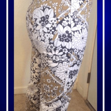 Vintage 70's Floral Mom pants 28W