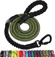 Rope Dog Leash 6FT: Heavy Duty Nylon Leashes with Swivel Lockable Hook
