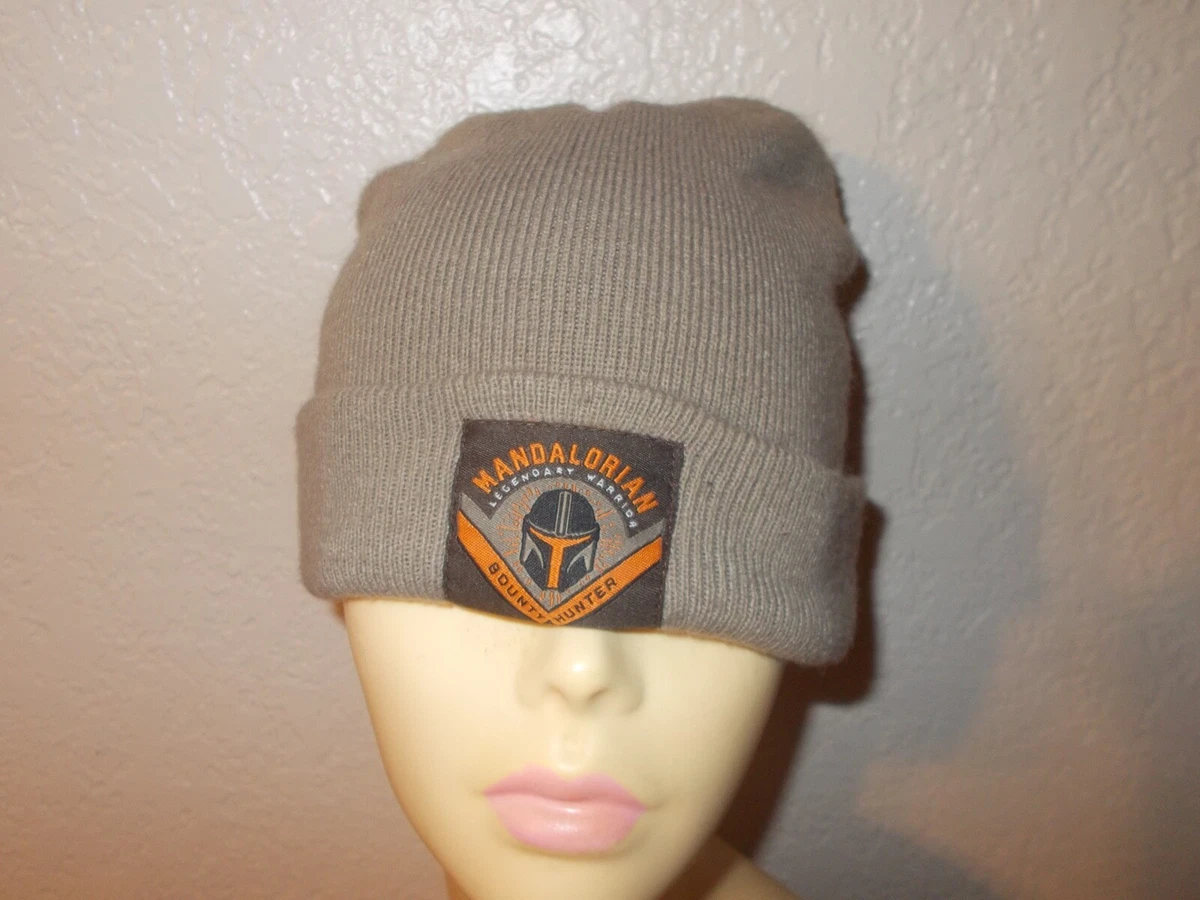 Star Wars Mandalorian Bounty Hunter Legendary Warriors Patch Cuffed Beanie Hat